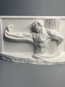 Retro Roman Figures, Sculptures, Art Pieces, Plaster Statues, High-End Living Room Decorations, Birthday Gifts, Home Decorations, Ornaments Graduation