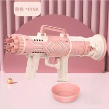 1 szt. Automatyczna maszyna do robienia baniek mydlanych, ręczna zabawka do balonów, armata do robienia baniek mydlanych dla dzieci, hurtowe towary na stoisku