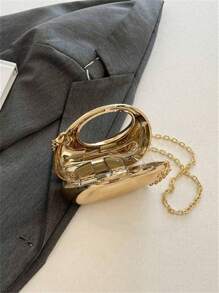 Dedoo Stylish Acrylic Mini Party Clutch Handbag Women, Lipstick & Coin Purse Shoulder & Crossbody Bag