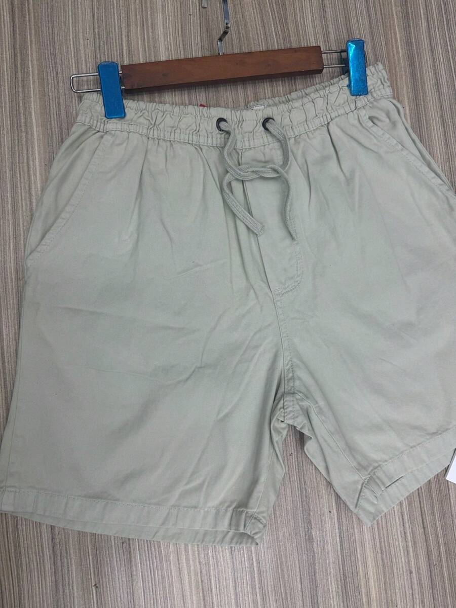 Men's Twill Shorts With Drawstring, Above-The-Knee Model - Albaricoque - Ver 1