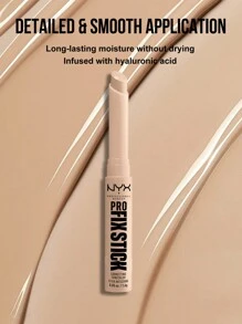 NYX 矫正遮瑕膏，雪花石膏色，遮盖黑眼圈，遮盖瑕疵，均匀肤色，可旋转盖设计，快速遮盖，持久保湿，专业化妆师推荐，适合遮瑕和修容