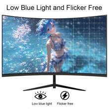 GAWFOLK 32 Inch FHD 1080p Curved Gaming Monitor 1500R Curved Monitor, 165Hz 1ms MPRT For Gaming, Home Office, Business PC Monitor. Computer Monitor, The Best Gift For Dad To Husband And Boyfriend, A Must-Have For Christmas Carnival