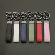 Chaveiro De Carro Da Moda, Com Padrão De Losango, Chaveiro Criativo Personalizado, Design Minimalista Para Homens E Mulheres, Mini Pingente Anti-Perda Para Pendurar Na Cintura