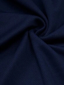 5 Pcs Men's Athletic Performance Shorts - Quick Dry Polyester Micro Mesh With Elastic Waist & 2 Side Pockets (8 Inch Inseam) - 2 Black + Navy Blue + Dark Gray + Light Gray - View 7
