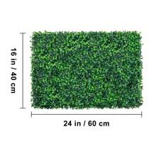 Ivy Privacy Fence, 59 X 98/39 X 98/96 X 72/24x16 Inch Artificial Green Wall Screen, Greenery Ivy Fence With Strengthened Joint, Faux Hedges Vine Leaf Decoration For Outdoor Garden, Yard, Balcony, Patio Decor. - 24x16 英寸 - 查看 10