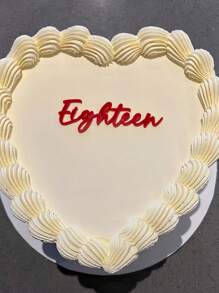 [定制 1 件] 亚克力蛋糕装饰，个性化姓名和年龄、婚礼、订婚、周年纪念蛋糕装饰，独特的个性化礼物，激光切割双层亚克力 - 彩色 - 查看 8