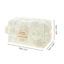 Bargains Rose Floral Makeup Bag 1 Pc34567