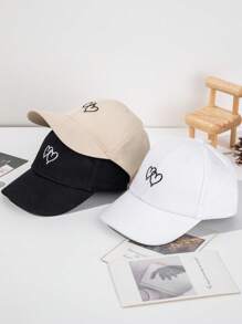 3 Piezas de Gorras de Béisbol para Bebé con Bordado de Amor - Estilo de Moda en Colores para Niños y Niñas - Gorras de Béisbol Casuales Lindas Adecuadas para Fiestas, Uso Diario y Primavera/Verano