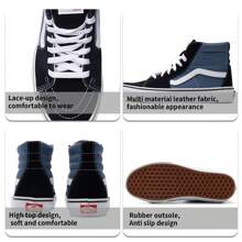 Vans SK8-Hi Casual High Top Skateboarding Shoes, Unisex VN000D5INVY