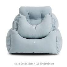 Pet Dog Car Seat For Small Medium Dogs And Cats, Ultra-Soft Pet Travel Booster Seat With Seat Belts, Towing Ropes And Storage Pockets, Anti-Collapse Design