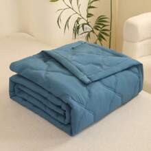 1PC Quilt Bedding, Lightweight Bedspreads,Machine Washable,Breathable Can Sleep Naked,Quilt For All-Season - Ace Blue - View 1