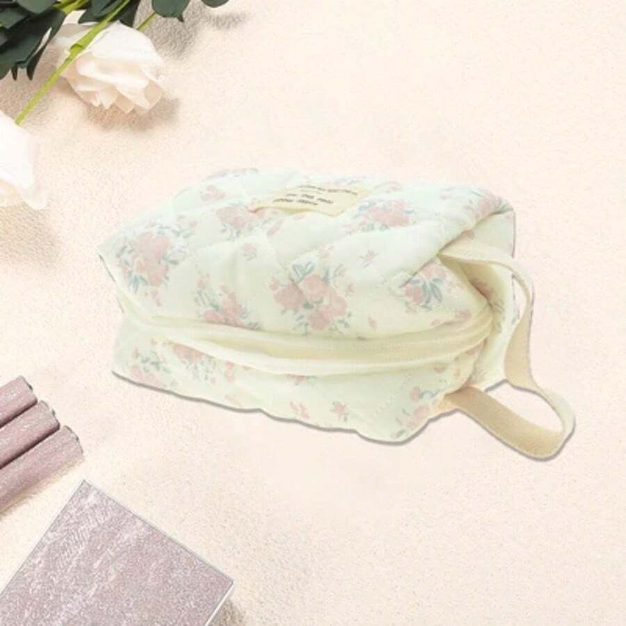 Bargains Rose Floral Makeup Bag 1 Pc34567