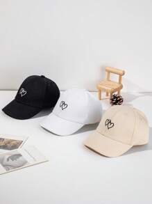 3 Piezas de Gorras de Béisbol para Bebé con Bordado de Amor - Estilo de Moda en Colores para Niños y Niñas - Gorras de Béisbol Casuales Lindas Adecuadas para Fiestas, Uso Diario y Primavera/Verano
