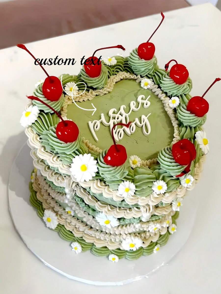 [定制 1 件] 亚克力蛋糕装饰，个性化姓名和年龄、婚礼、订婚、周年纪念蛋糕装饰，独特的个性化礼物，激光切割双层亚克力 - 彩色 - 查看 1