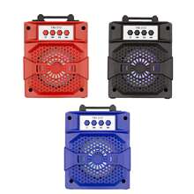 Portable Wireless Speaker With FM Radio Speaker With USB And SD Ports - Multicolor - View 4
