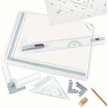 A3 Drawing Board 51X37cm Adjustable Angle System Drawing Board Art Craft Table With Parallel Motion Accessories For Students Engineers Artists And Architects - Variant1 - View 5