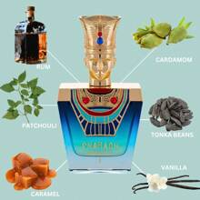 Pharaoh Ramesses I Eau De Parfum Spray 100ML (3.4 OZ) By BHARARA | A Bold & Daring Blend Of Rum, Fiery Spices, & Rich Woods With A Touch Of Sweet Caramel & Vanilla. - Hoa - Xem 4