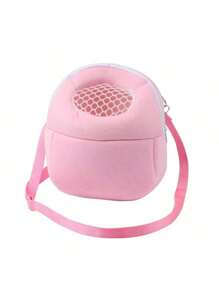 1pc Small Pet Carrier, Hamster Mesh Breathable Shoulder Bag, Portable Outdoor Tote - Multicolor - View 17