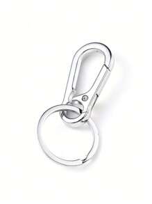 4/8/12pcs Mountaineering Carabiner Keychains Metal Climbing Carabiner Shaped Keyring Keychain Clip Hook Storage Box For Men Car Keychain Finder Travel Essentials