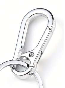 4/8/12pcs Mountaineering Carabiner Keychains Metal Climbing Carabiner Shaped Keyring Keychain Clip Hook Storage Box For Men Car Keychain Finder Travel Essentials