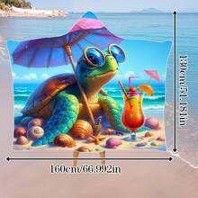 1 件超大连帽沙滩巾，超强吸水柔软超细纤维沙滩巾，现代涤纶风格，适合海滩、浴缸、瑜伽、户外活动母亲节鲜花，给妈妈的个性化礼物，最后一分钟的礼物，母亲节创意，母亲节礼物，给妈妈的手工卡片，50 美元以下的最佳母亲节礼物夏季、假期 - 彩色 - 查看 9