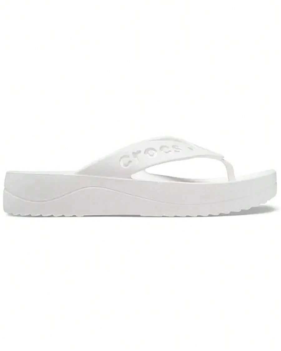 CROCS Baya Platform - Women's Everyday Casual Comfortable Flip-Flops - White - View 1