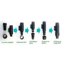 AllPondSolutions All Pond Solutions 2.3L EF External Filter Booster Canister EF-2-BOOSTER - White - View 2