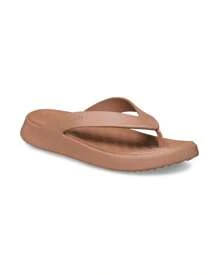 CROCS Getaway - Women's Casual Comfortable Flip-Flops - Brown - View 2
