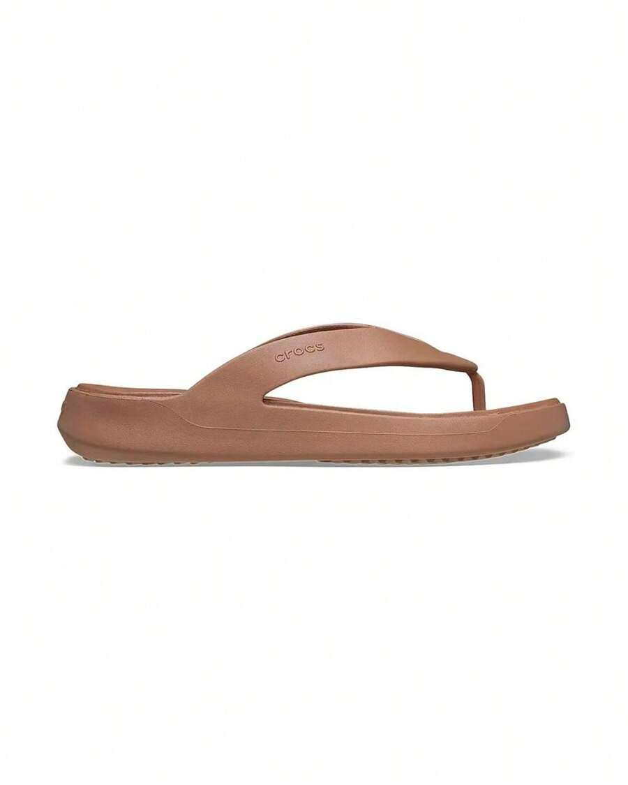 CROCS Getaway - Women's Casual Comfortable Flip-Flops - Brown - View 1