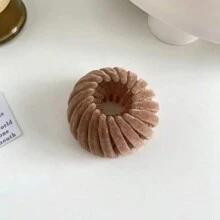 1 Pince à cheveux magique, support de queue de cheval, accessoire de cheveux simple monochrome pour boule de personne nonchalante, pince à chignon, lisseur de cheveux pour femme, boucle de fixation pour queue de cheval haute, pince de préhension pour personne nonchalante, accessoire de cheveux moelleux. Rentrée scolaire