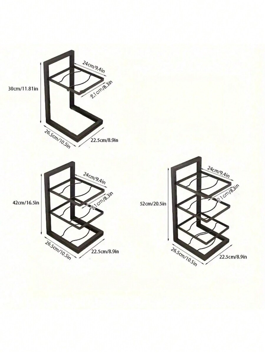 Ruarby Edelstahl Regal - Platzsparender Organizer Für Schlafzimmer & Küche