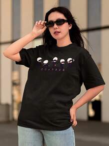 Men T-Shirts - 黑色 - 查看 6