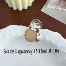 8 حبات دبابيس من الأكريليك بأشكال قطط كرتونية جميلة - تصاميم حيوية للصغير القطط مع الأكسسوارات والطعام، ديكورات موسمية مثالية للخريف/الشتاء، إكسسوارات للقطط