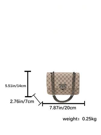 Bolsa de Ombro/Bolsa Transversal Elegante de Alta Capacidade, Versátil e Fashionista para Senhoras