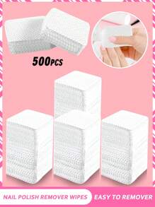 Nail Remover Pads,20-1200 PCS Lint-Free Nail Polish Remover Wipes - Non-Woven Soft Pads For Gel Polish, Eyelash Extensions & Nail Art | Professional Salon-Grade Wiping Pads, Gentle Makeup Remover For Manicure, Pedicure & Lash Glue,Nail Supplies,Nail Art Tools