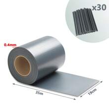 Cecaylie 35m/50m/70m PVC Shade Rungs Anthracite/Grey/Green, Fence Foil 450g/M², Wire Mesh Fence With Fastening Clips, Garden Windbreak Fence, Garden Tools, Garden Tools For The Garden - 35m Dark Gray - View 2