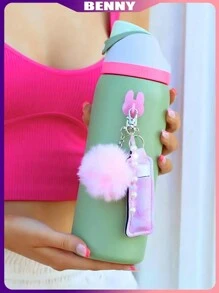 4 件/套-2025 四合一水瓶配件套装 - 蝴蝶结和绒球钥匙扣、带心形挂钩的唇膏架、用于定制玻璃杯的可拆卸美学饰品套装（波西米亚风/卡哇伊时尚风格） - 水杯配件吊坠套装 - 兼容 配件 - 钥匙扣 - 唇膏袋 - 毛绒扣 - 四件套爱心贴纸 - 杯子配件套装 - 适合情人节/圣诞节/母亲节/生日作为礼物 - 彩色 - 查看 10