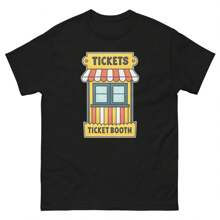 Tickets Booth Carnival Fair Amusement Park T-Shirt