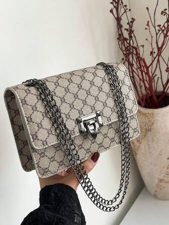 Fashionabla mångsidiga eleganta damaxelväska/crossbodyväska med hög kapacitet