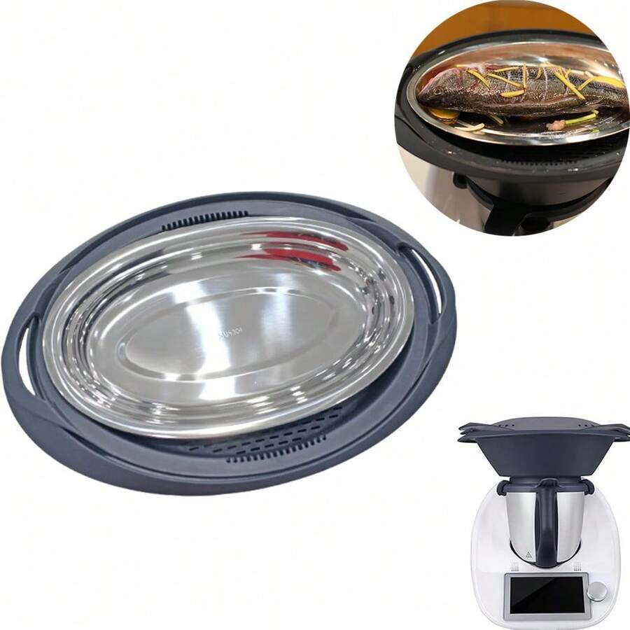 1pc Stainless Steel Steamed Fish Plate For Vorwerk Thermomix TM31/TM5 ...