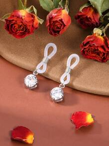 Adjustable Fake Nipple Rings Faux Nipple Dangles With Rose, Heart, Butterfly, & Clear Rhinestones, Non Piercing Nipple Jewelry, Fake Nipple Rings | Fake Nipple Piercings Valentines For Couples Daily Wear