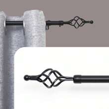 Curtain Window Rods - 黑色 - 查看 1