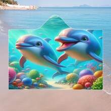 1 件超大连帽沙滩巾，超强吸水柔软超细纤维沙滩巾，现代涤纶风格，适合海滩、浴缸、瑜伽、户外活动母亲节鲜花，给妈妈的个性化礼物，最后一分钟的礼物，母亲节创意，母亲节礼物，给妈妈的手工卡片，50 美元以下的最佳母亲节礼物夏季、假期 - 彩色 - 查看 7