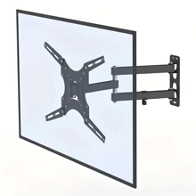 Kynley Suporte giratório para TV de 22" a 55" - VESA 75x75 a 400x400 mm - Plasma LCD LED Flat Panel TV - Parafusos incluídos - Preto - Ver 2
