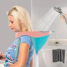 kangten MODERN PP+TPE ADULT ELDERLY UNIVERSAL RINSE BASIN FOR WASHING AND CUTTING HAIR - Multicolor - View 10