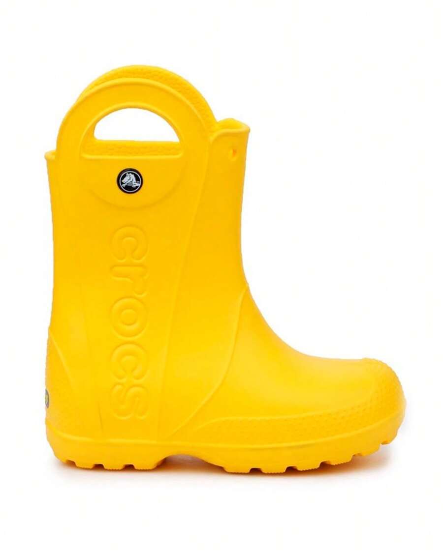 Crocs 处理雨 - 靴子 - 黃色 - 查看 1