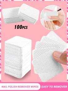 Nail Remover Pads,20-1200 PCS Lint-Free Nail Polish Remover Wipes - Non-Woven Soft Pads For Gel Polish, Eyelash Extensions & Nail Art | Professional Salon-Grade Wiping Pads, Gentle Makeup Remover For Manicure, Pedicure & Lash Glue,Nail Supplies,Nail Art Tools