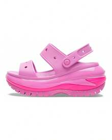 Crocs Classic Mega Crush - Pink Sandals - Purple - View 4