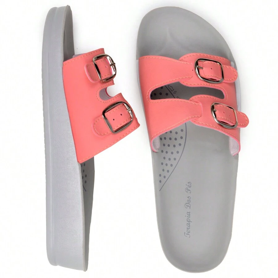TOOCOOL W2160 Women's Flip Flops - Anatomical Footbed Wedge Sandals