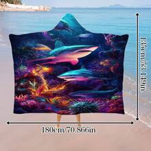 1 件超大连帽沙滩巾，超强吸水柔软超细纤维沙滩巾，现代涤纶风格，适合海滩、浴缸、瑜伽、户外活动母亲节鲜花，给妈妈的个性化礼物，最后一分钟的礼物，母亲节创意，母亲节礼物，给妈妈的手工卡片，50 美元以下的最佳母亲节礼物夏季、假期 - 彩色 - 查看 18